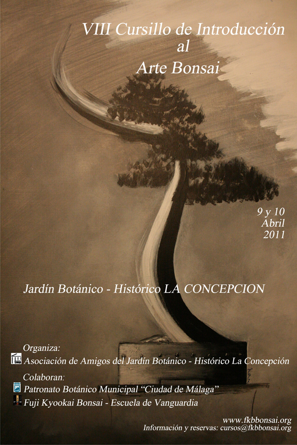 Cartel curso bonsai